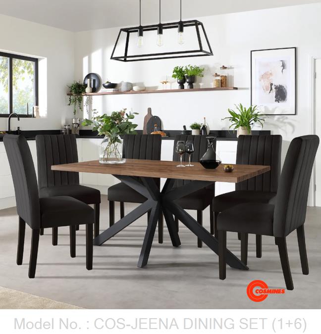 COS-JEENA DINING SET (1+6)